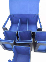 Premium "All-in-One" TCG Carrying Blue Case – The Choice of Magic & TCG Players