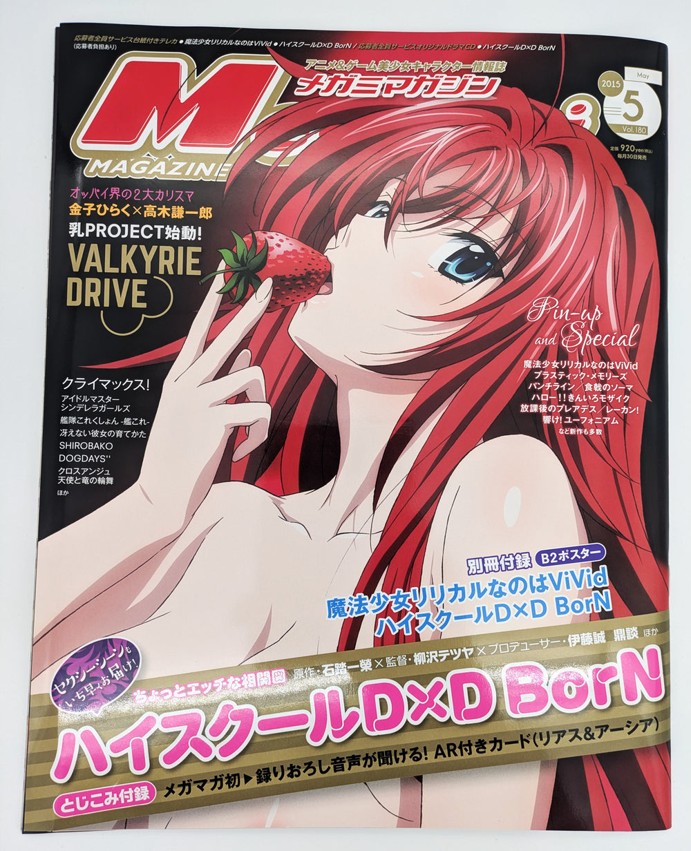 Megami Magazin - High School DxD BorN Rias Gremory Special Edition - mint condition - Rare Collector Authentic Japanese Import - Japan Art & Doujin Shop