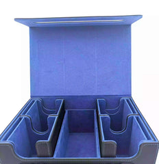 Premium "All-in-One" TCG Carrying Blue Case – The Choice of Magic & TCG Players