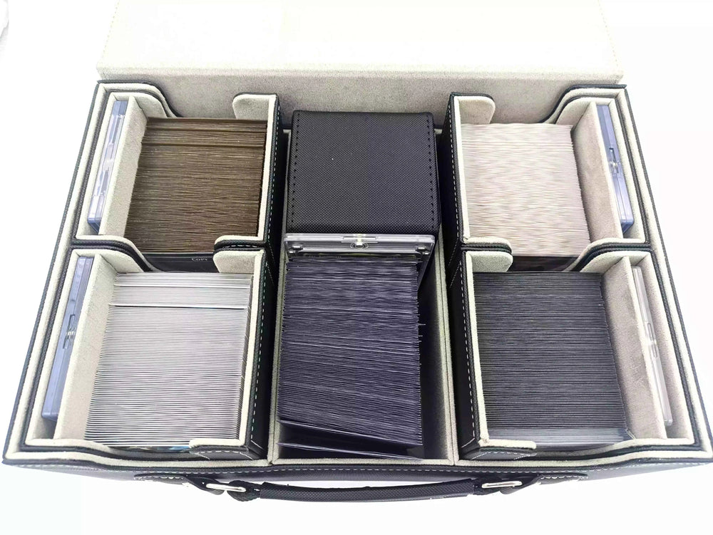 Premium "All-in-One" TCG Carrying Blue Case – The Choice of Magic & TCG Players