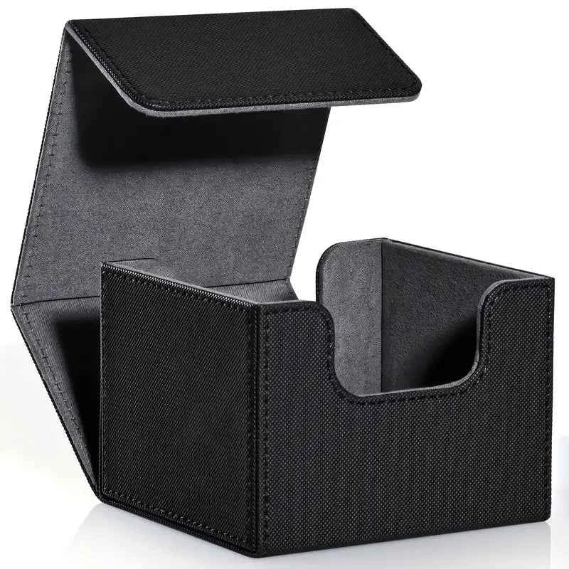 Deck Case Black/Gray TCG Cards Storage Box