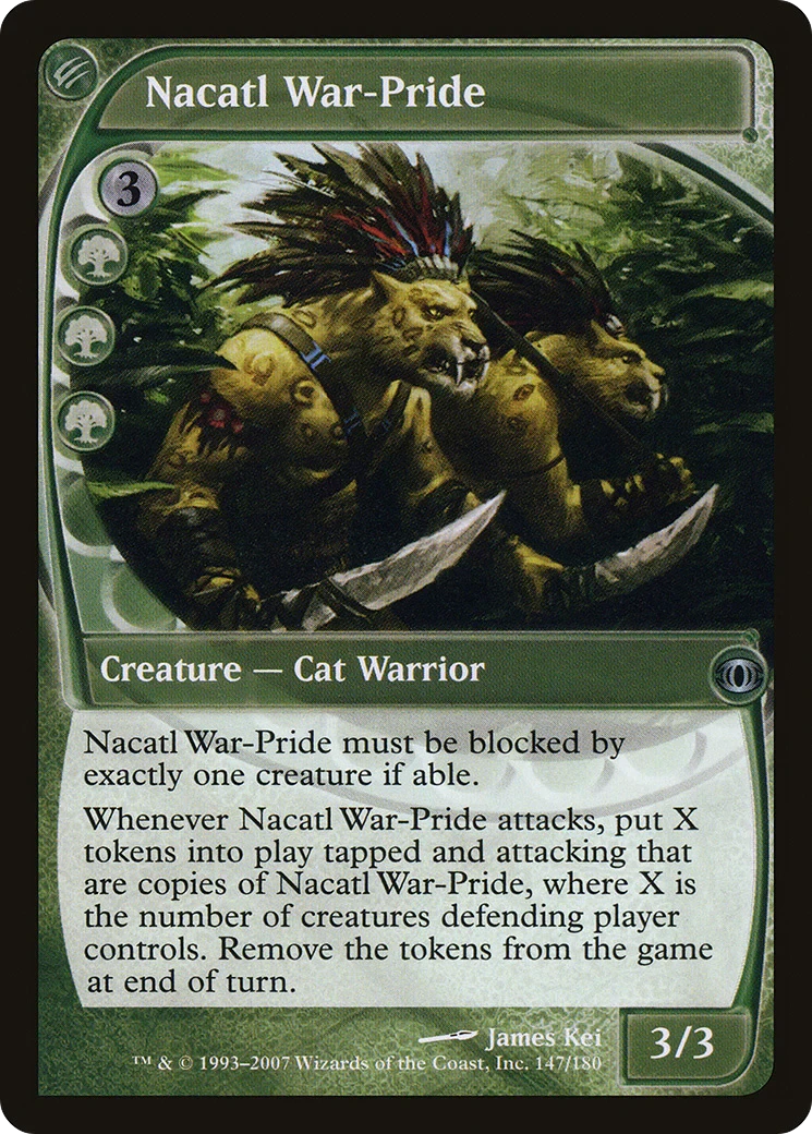 Nacatl War-Pride [Future Sight] MTG