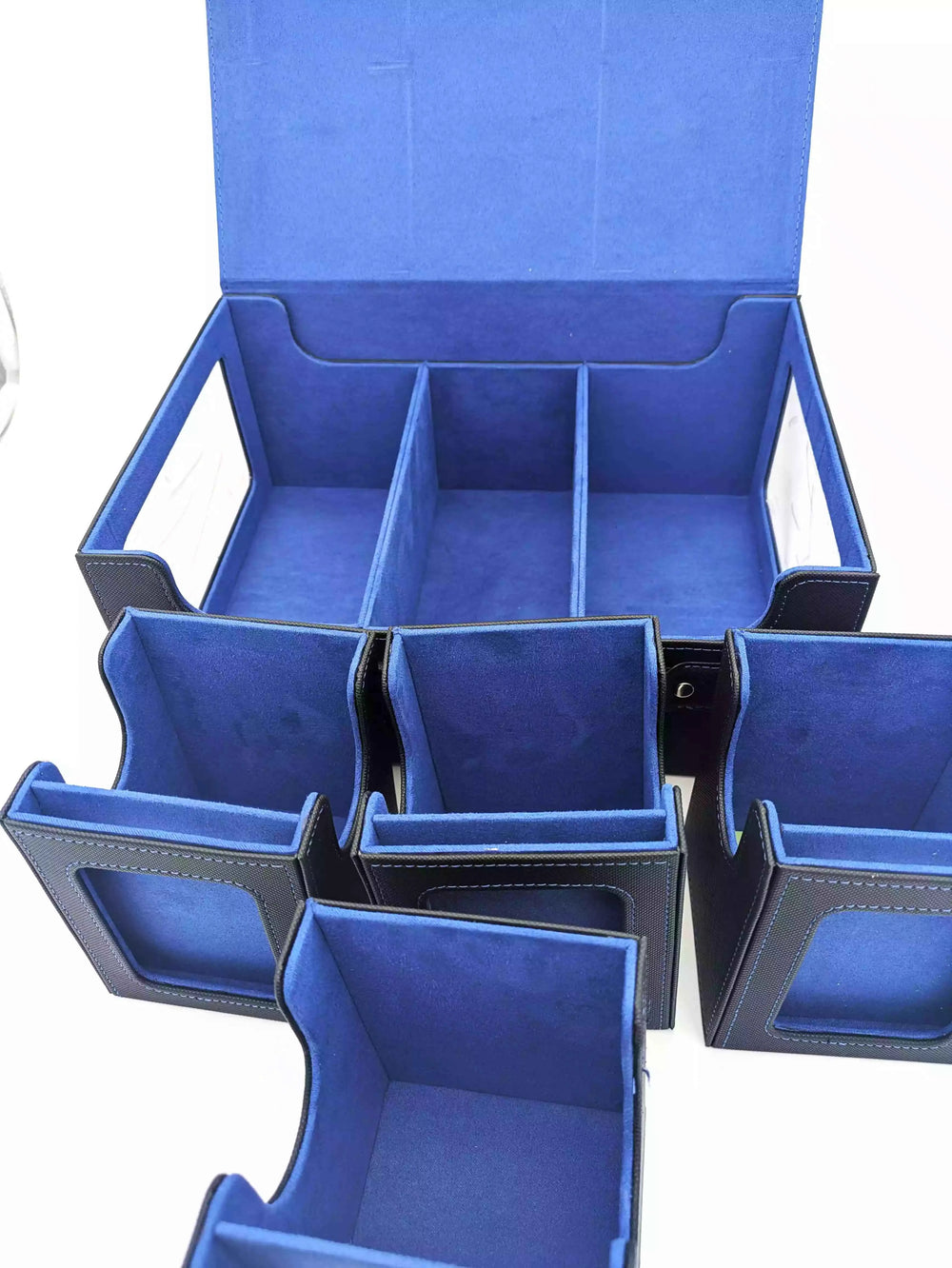 Premium "All-in-One" TCG Carrying Blue Case – The Choice of Magic & TCG Players